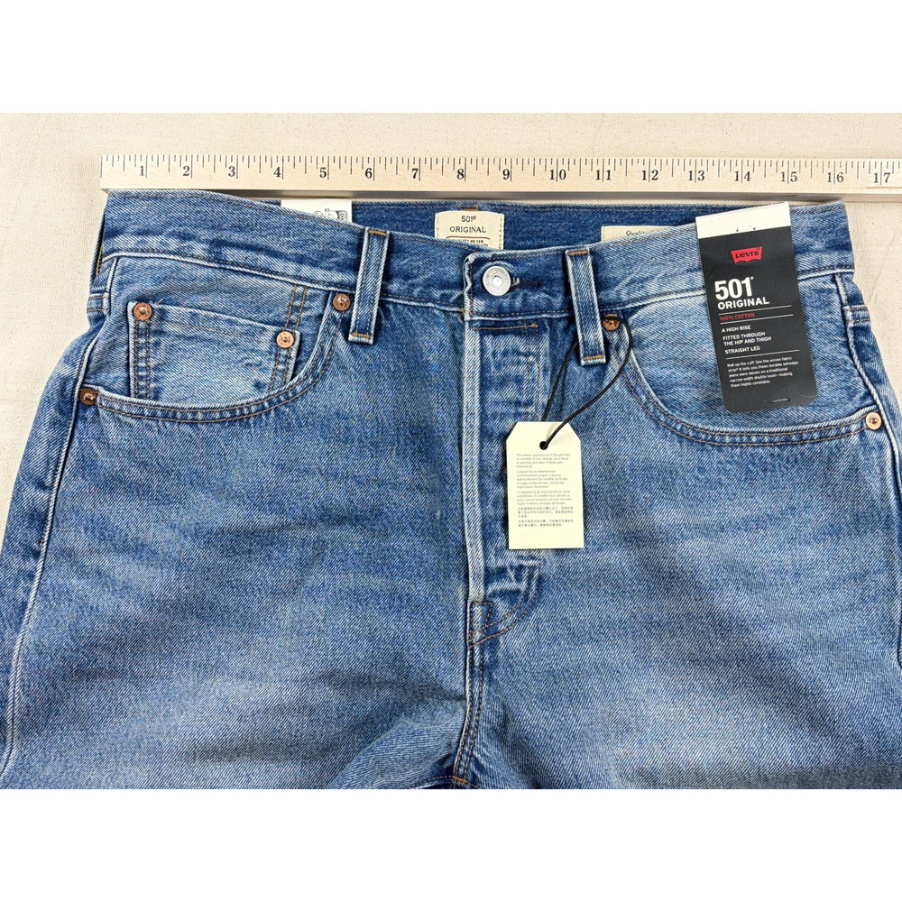 Levi’s Big E 501 Selvedge Jeans Women’s 31x30 High Rise Straight NWT - Picture 9 of 13